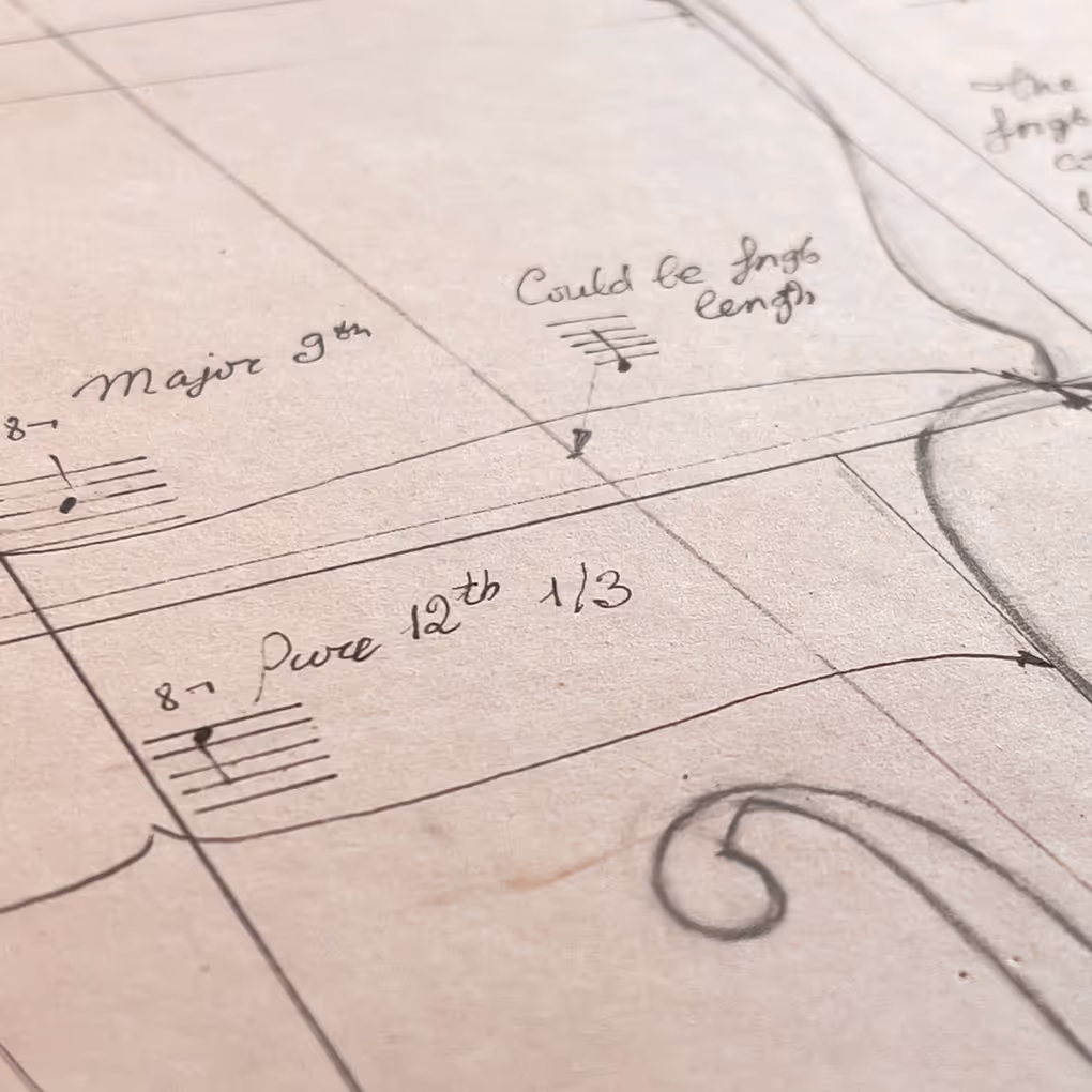 Turning Harmony into Shape: the process of design from the invisible to the visible, and from the ideal to the real.